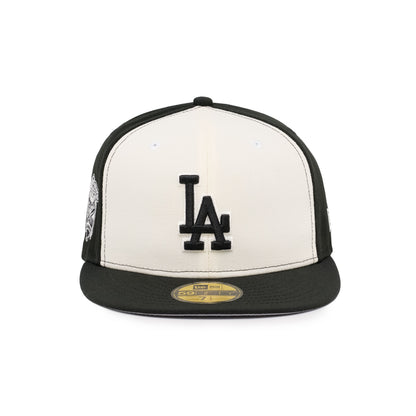 59FIFTY Los Angeles Dodgers 40th Anniversary Chrome Black Fitted