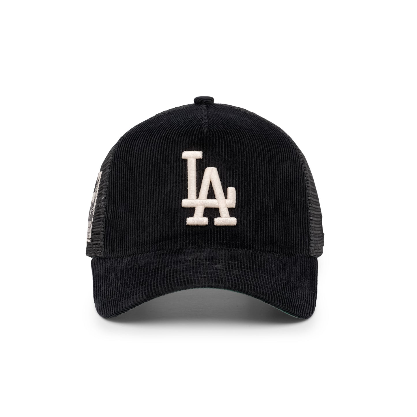 9FORTY A-Frame Trucker Los Angeles Dodgers Stadium 60th Anniversary Black Snapback