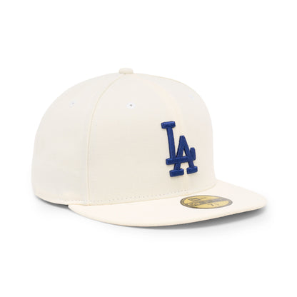 59FIFTY Los Angeles Dodgers Chrome White Fitted
