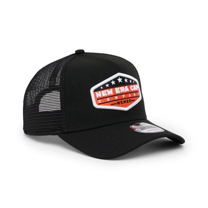 9FORTY A-Frame Trucker New Era Company Black Snapback