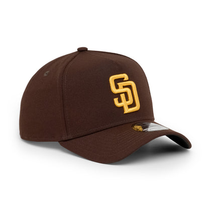 9FORTY A-Frame San Diego Padres Basic Team Brown Snapback