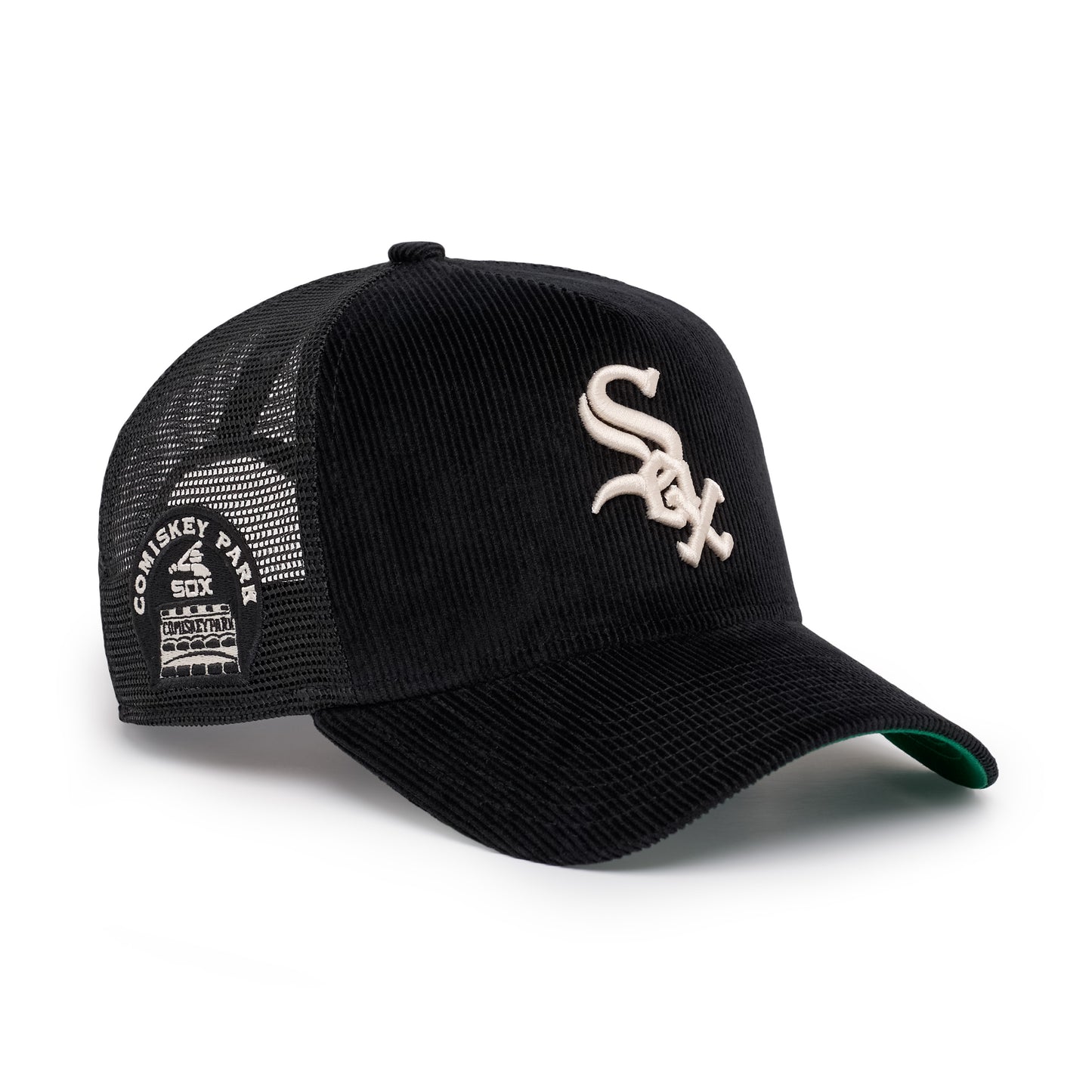 9FORTY A-Frame Trucker Chicago White Sox Comiskey Park Black Snapback