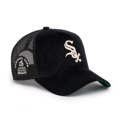 9FORTY A-Frame Trucker Chicago White Sox Comiskey Park Black Snapback