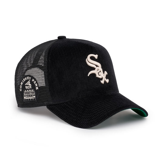 9FORTY A-Frame Trucker Chicago White Sox Comiskey Park Black Snapback