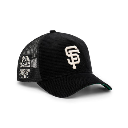 9FORTY A-Frame Trucker San Francisco Giants All Star Game 2007 Black Snapback