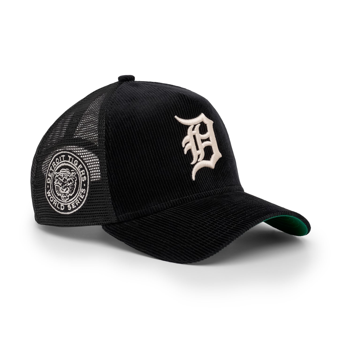 9FORTY A-Frame Trucker Detroit Tigers World Series Black Snapback