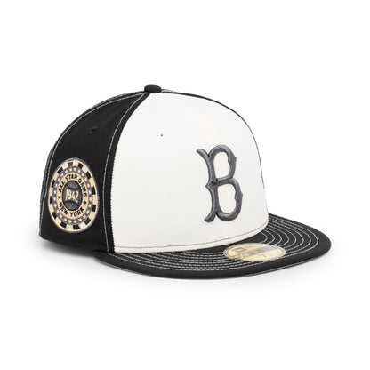59FIFTY Brooklyn Dodgers All Star Game 2-Tone Black Visor Chrome White Fitted