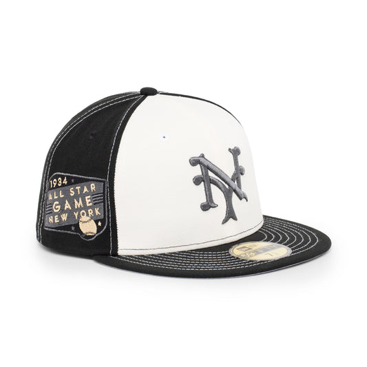 59FIFTY New York Giants All Star Game 2-Tone Black Visor Chrome White Fitted