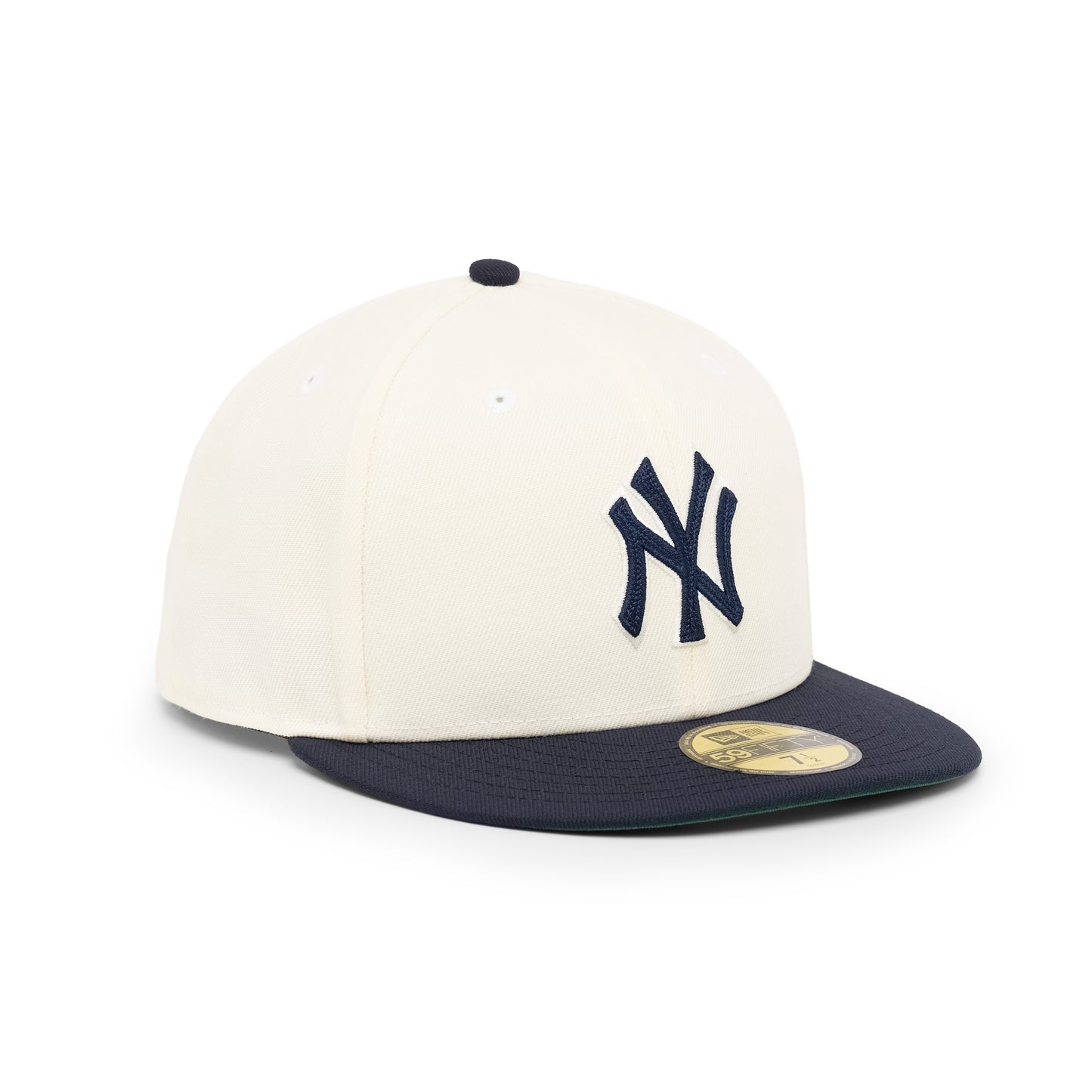 59FIFTY New York Yankees 2-Tone Chrome White Navy Fitted