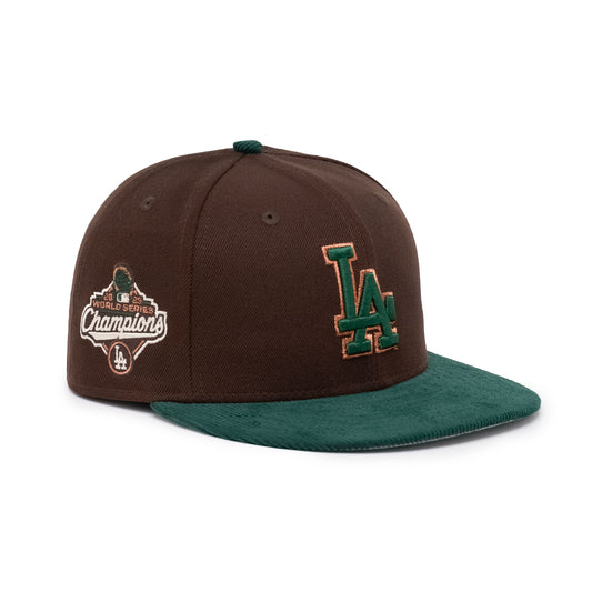 59FIFTY Los Angeles Dodgers World Series Champions 2025 Brown Fitted