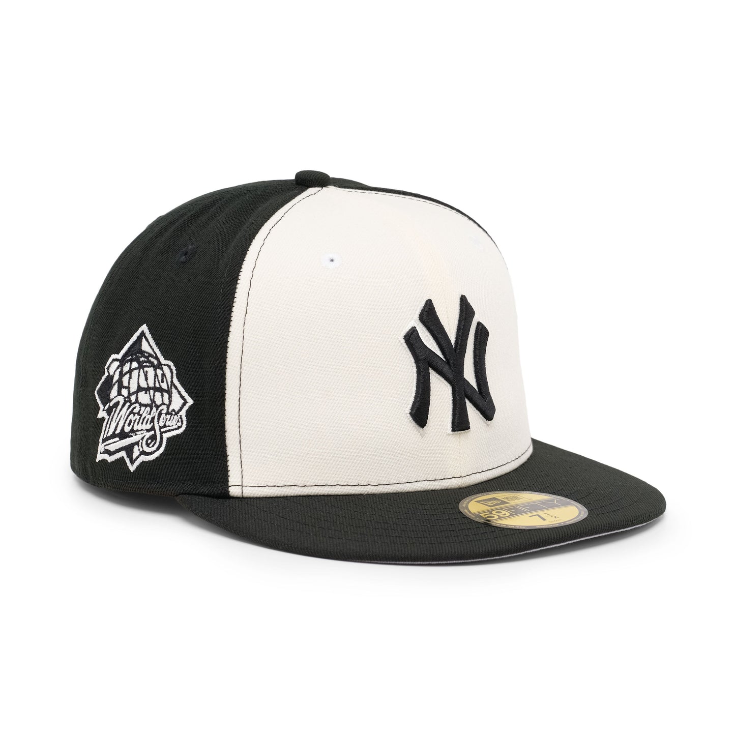 59FIFTY New York Yankees World Series Chrome Black Fitted