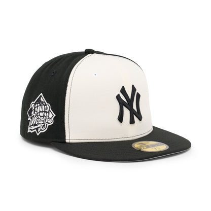 59FIFTY New York Yankees World Series Chrome Black Fitted