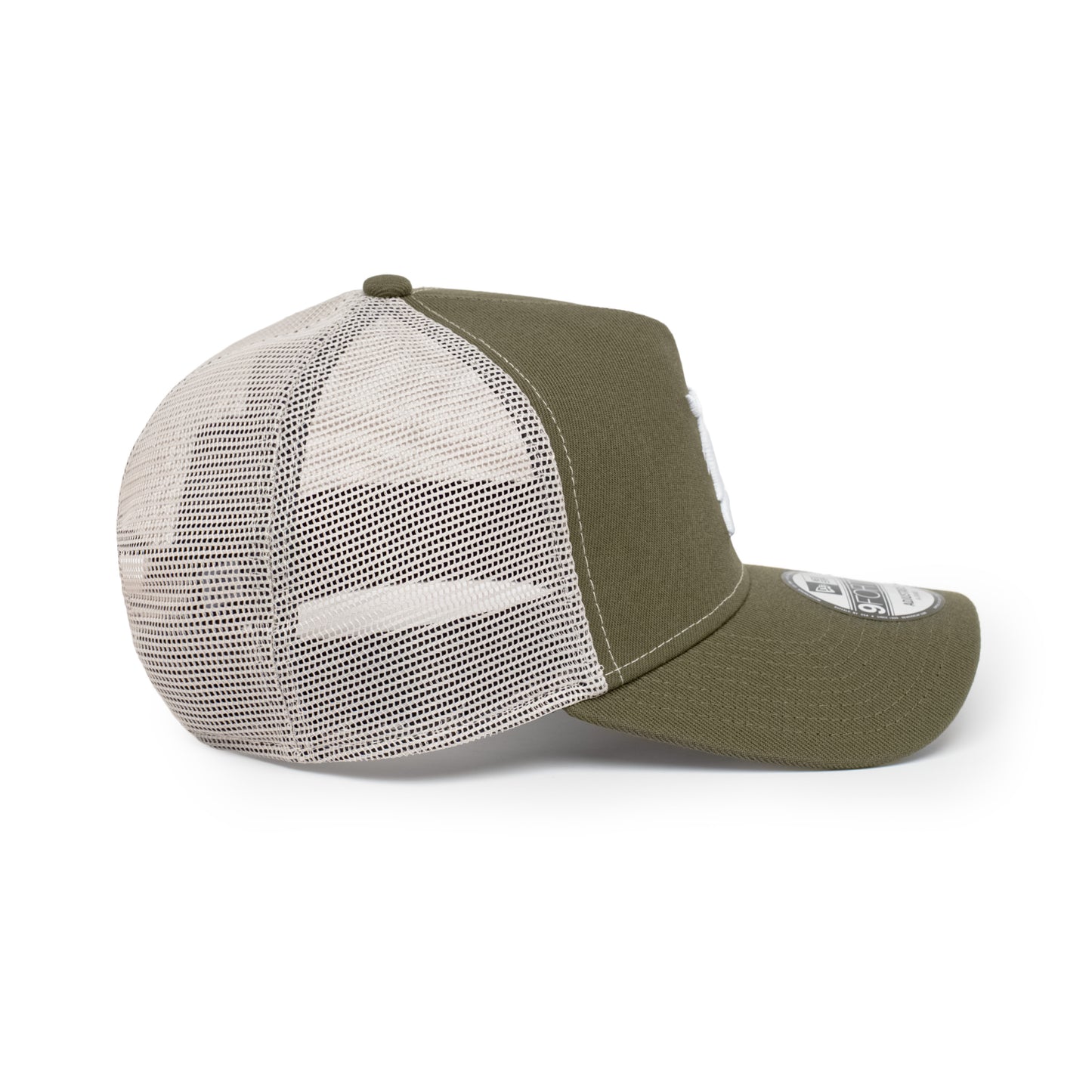 9FORTY A-Frame Trucker Detroit Tigers New Olive Snapback
