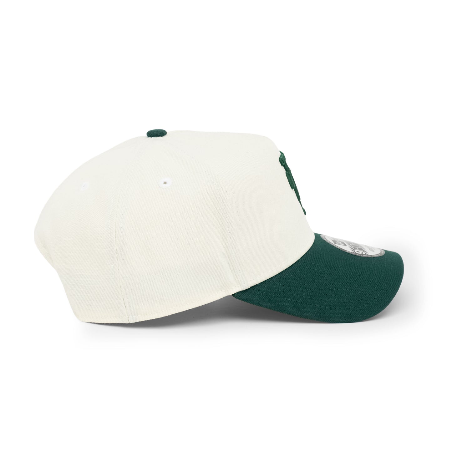 9FORTY A-Frame Los Angeles Dodgers Upside Down Chrome White Dark Green Snapback