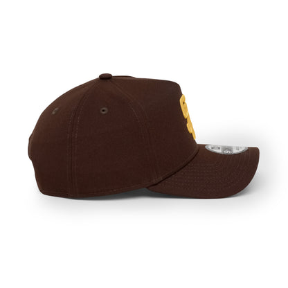 9FORTY A-Frame San Diego Padres Basic Team Brown Snapback
