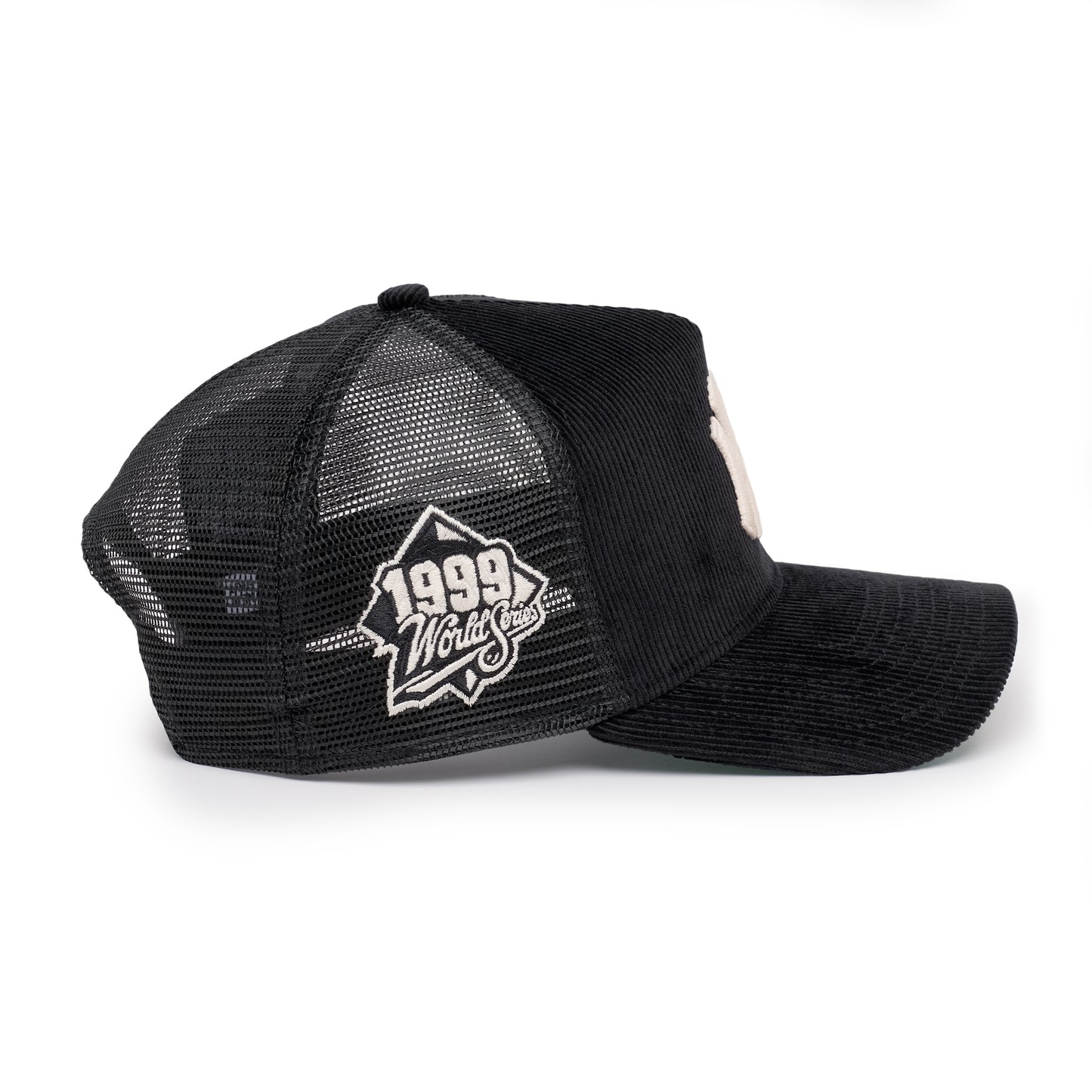 9FORTY A-Frame Trucker New York Yankees 1999 World Series Black Snapback
