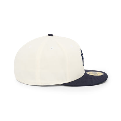 59FIFTY New York Yankees 2-Tone Chrome White Navy Fitted