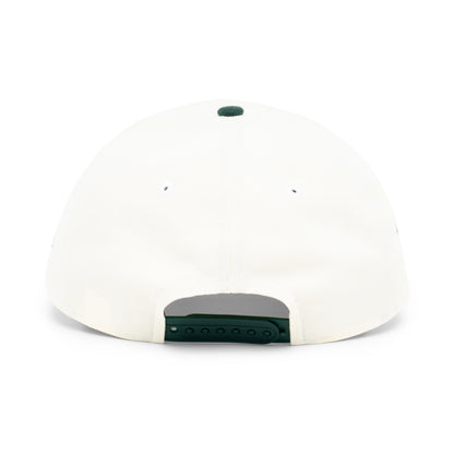 9FORTY New York Yankees 2-Tone World Series 1999 2-Tone Dark Green Visor Chrome White Snapback