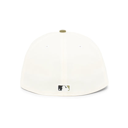 59FIFTY Texas Rangers All Star Game 2024 2-Tone New Olive Visor Chrome White Fitted