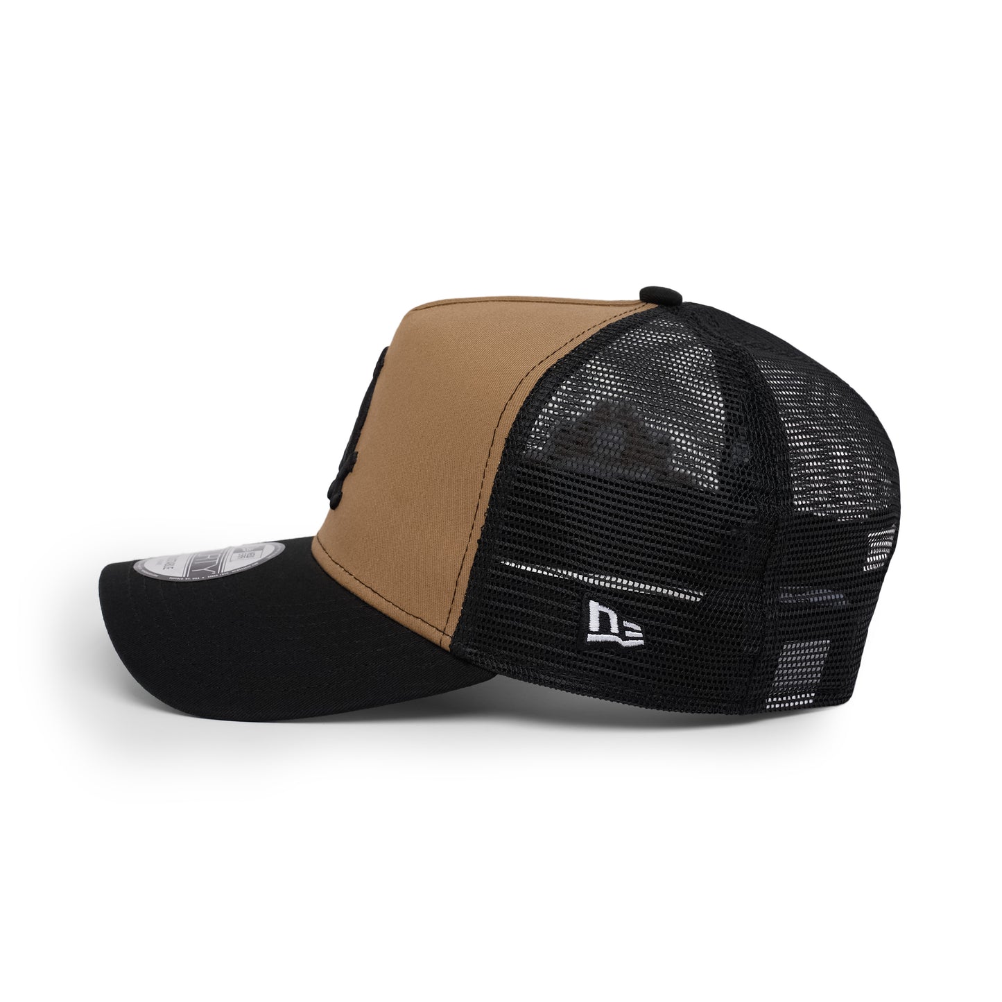 9FORTY A-Frame Trucker Chicago White Sox 2003 All-Star Game Khaki Black Snapback