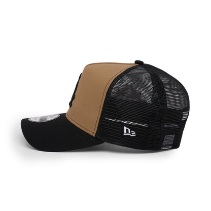 9FORTY A-Frame Trucker Chicago White Sox 2003 All-Star Game Khaki Black Snapback