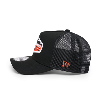 9FORTY A-Frame Trucker New Era Company Black Snapback