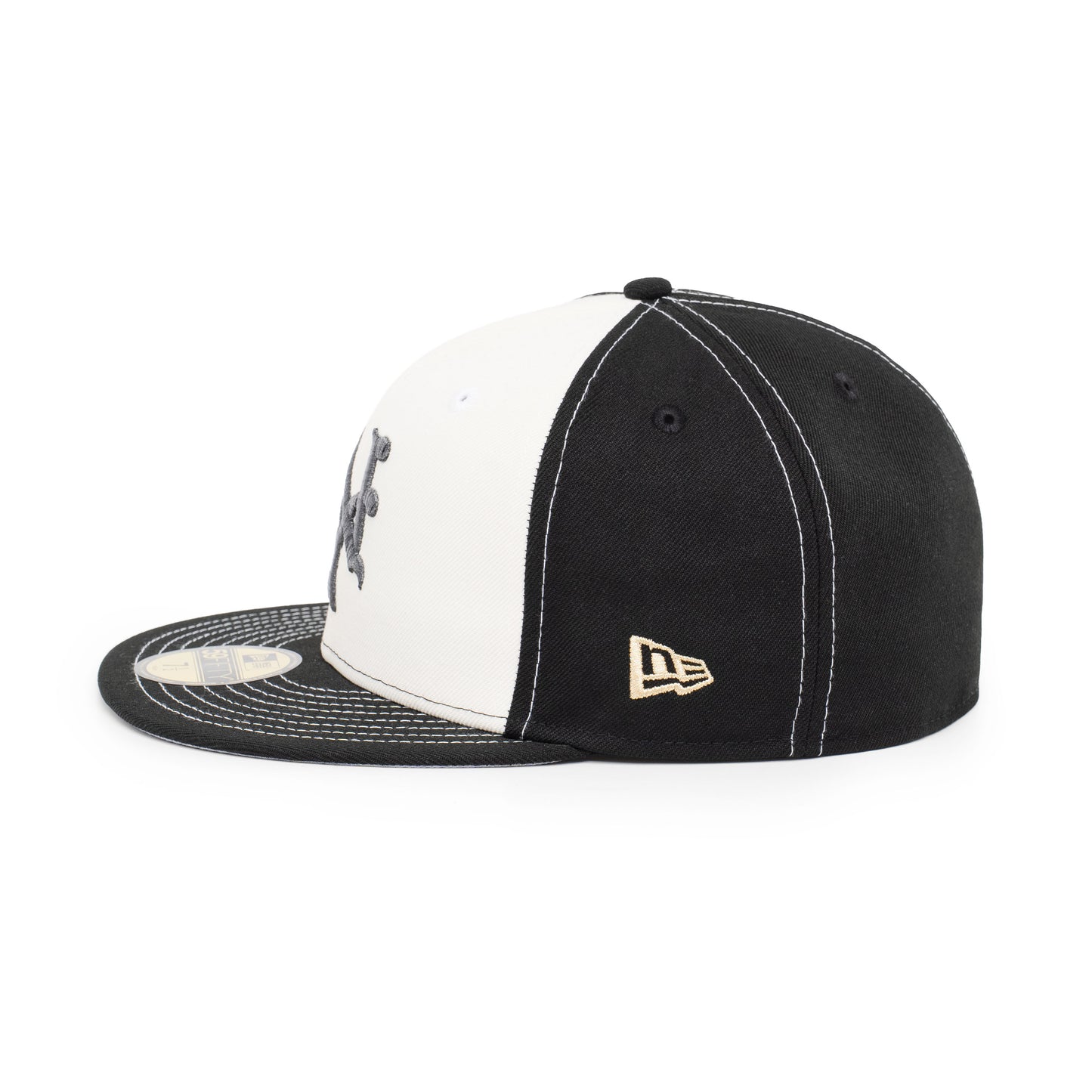 59FIFTY New York Giants All Star Game 2-Tone Black Visor Chrome White Fitted