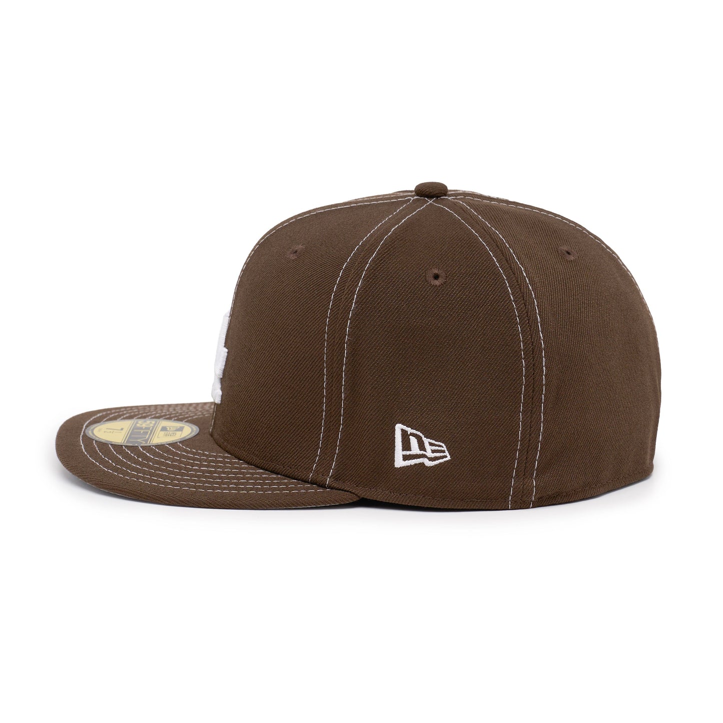 59FIFTY Los Angeles Dodgers Back To Back World Series Champs Walnut Fitted