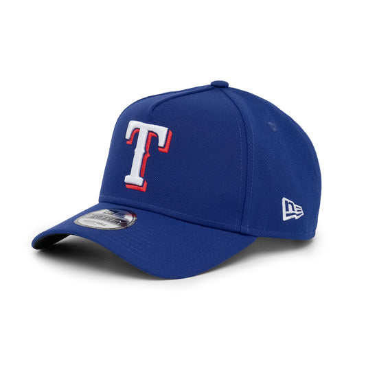 9FORTY A-Frame Texas Rangers Basic Team Dark Royal Snapback