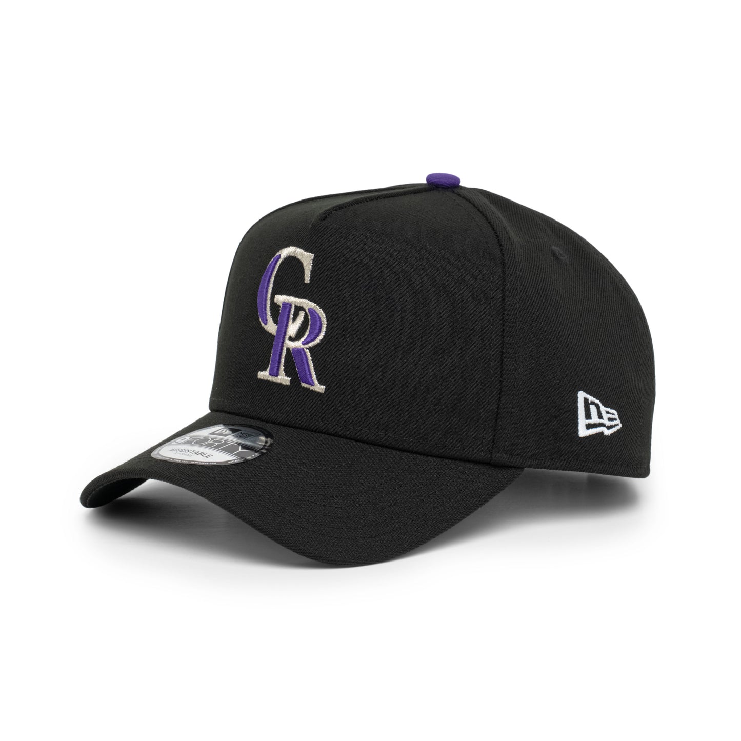 9FORTY A-Frame Colorado Rockies Basic Team Black Snapback