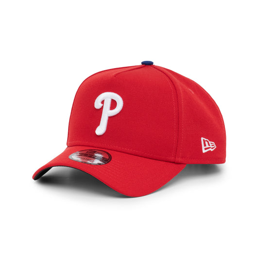9FORTY A-Frame Philadelphia Phillies Basic Team Scarlet Snapback