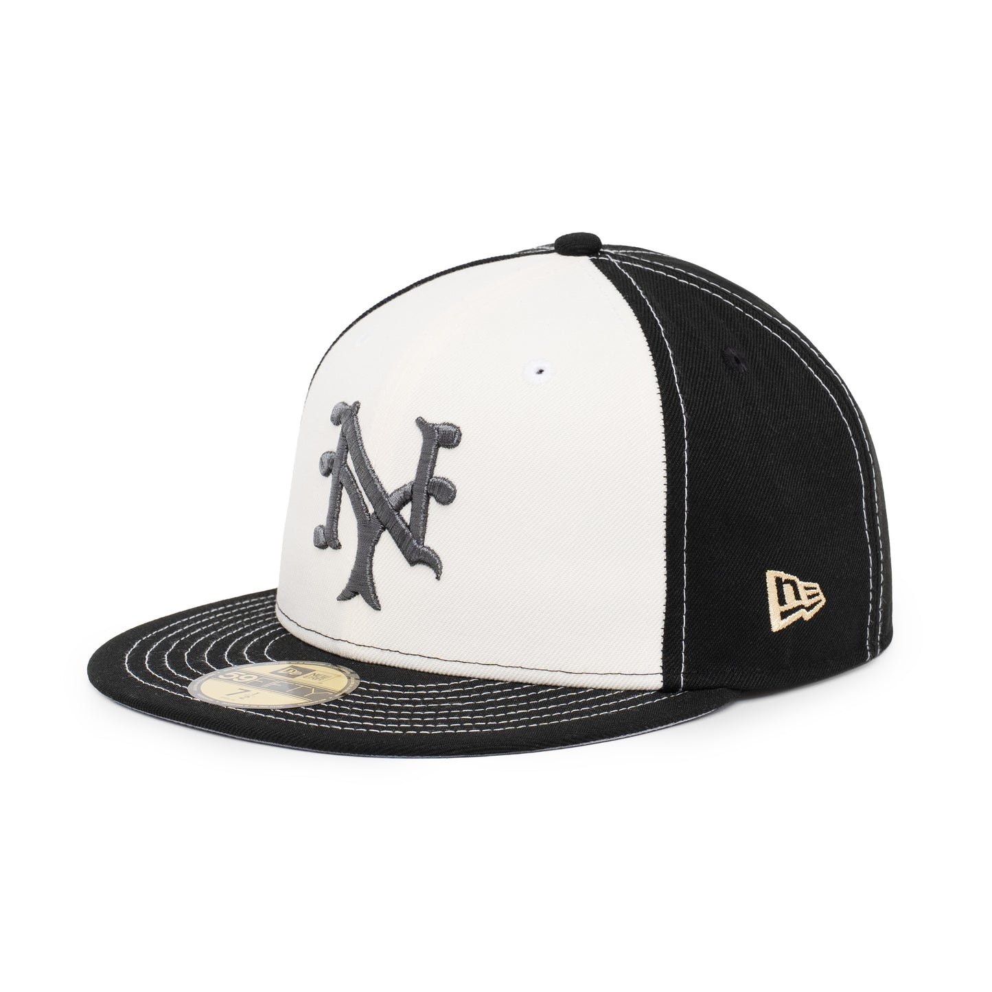59FIFTY New York Giants All Star Game 2-Tone Black Visor Chrome White Fitted