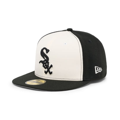 59FIFTY Chicago White Sox 95 Years Chrome Black Fitted
