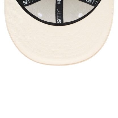 59FIFTY Los Angeles Dodgers Chrome White Fitted