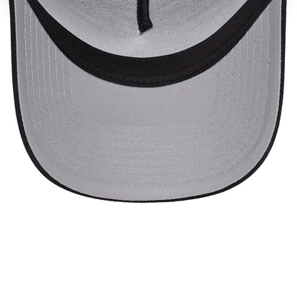 9FORTY A-Frame Trucker Los Angeles Dodgers Stadium 50th Anniversary Khaki Black Snapback