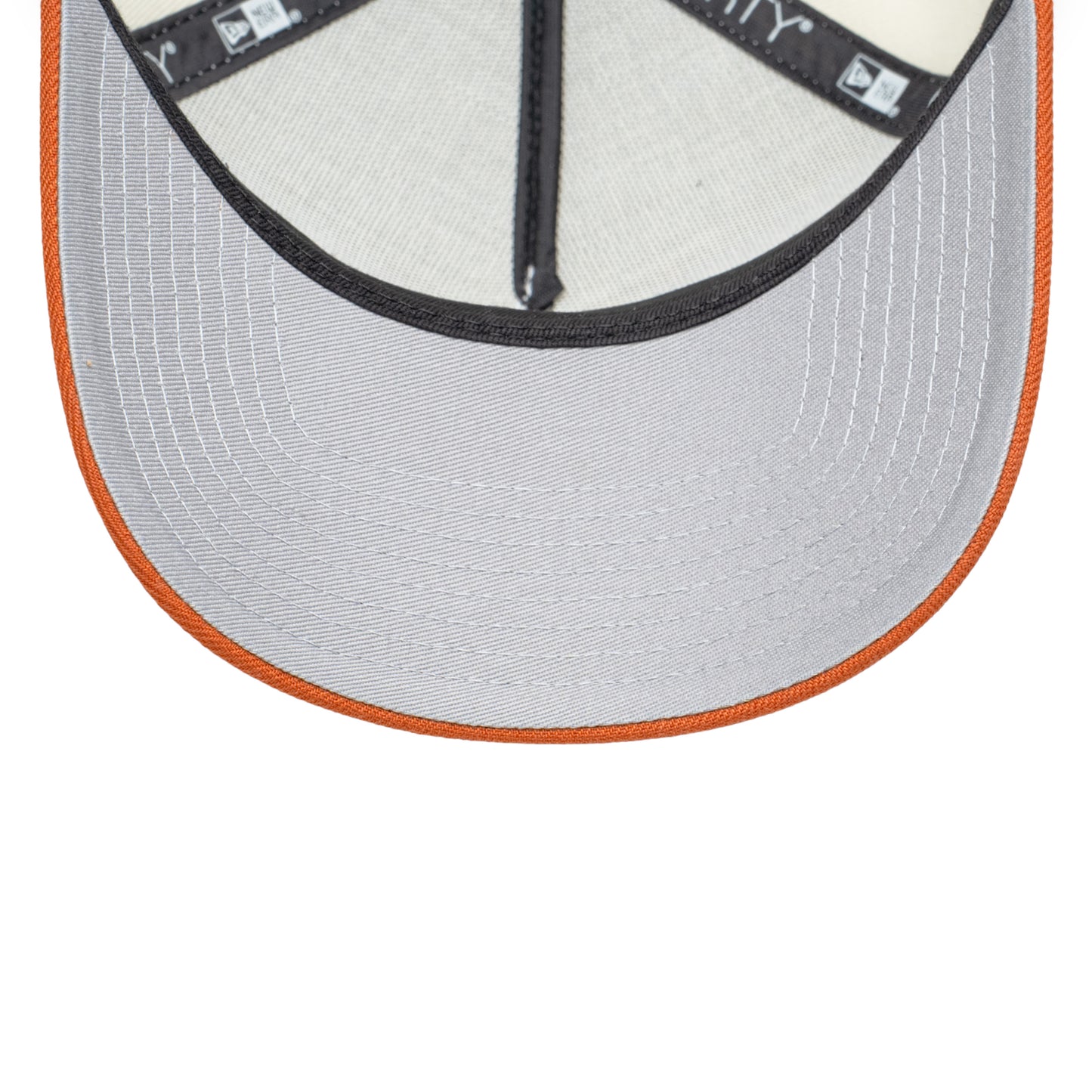 9FORTY A-Frame Detroit Tigers 1945 2-Tone Rush Orange Visor Chrome White Snapback