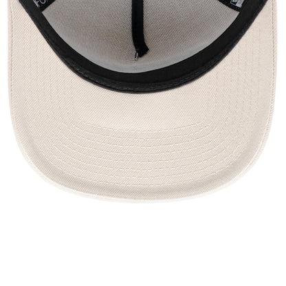 9FORTY A-Frame Trucker New Era Company Stone White Snapback