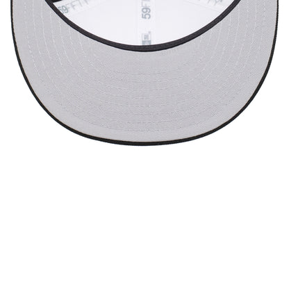 59FIFTY Brooklyn Dodgers All Star Game 2-Tone Black Visor Chrome White Fitted