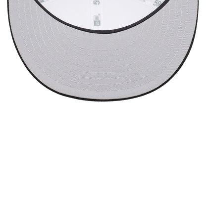 59FIFTY Cleveland Guardians All Star Game 2-Tone Black Visor Chrome White Fitted