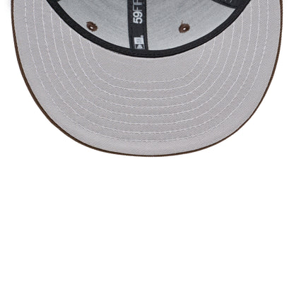 59FIFTY Los Angeles Dodgers Back To Back World Series Champs Walnut Fitted