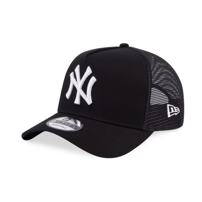 9FORTY A-Frame Trucker New York Yankees Black Snapback