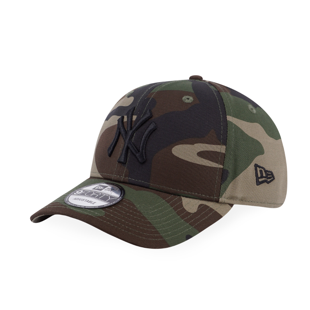 9FORTY New York Yankees Woodland Camo Adjustable