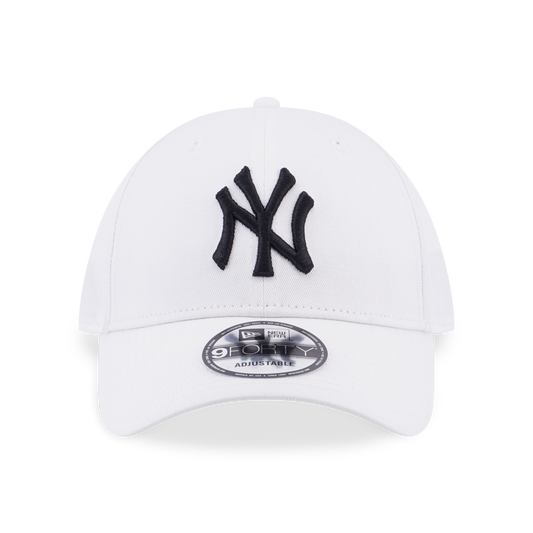 9FORTY New York Yankees Basic White Adjustable