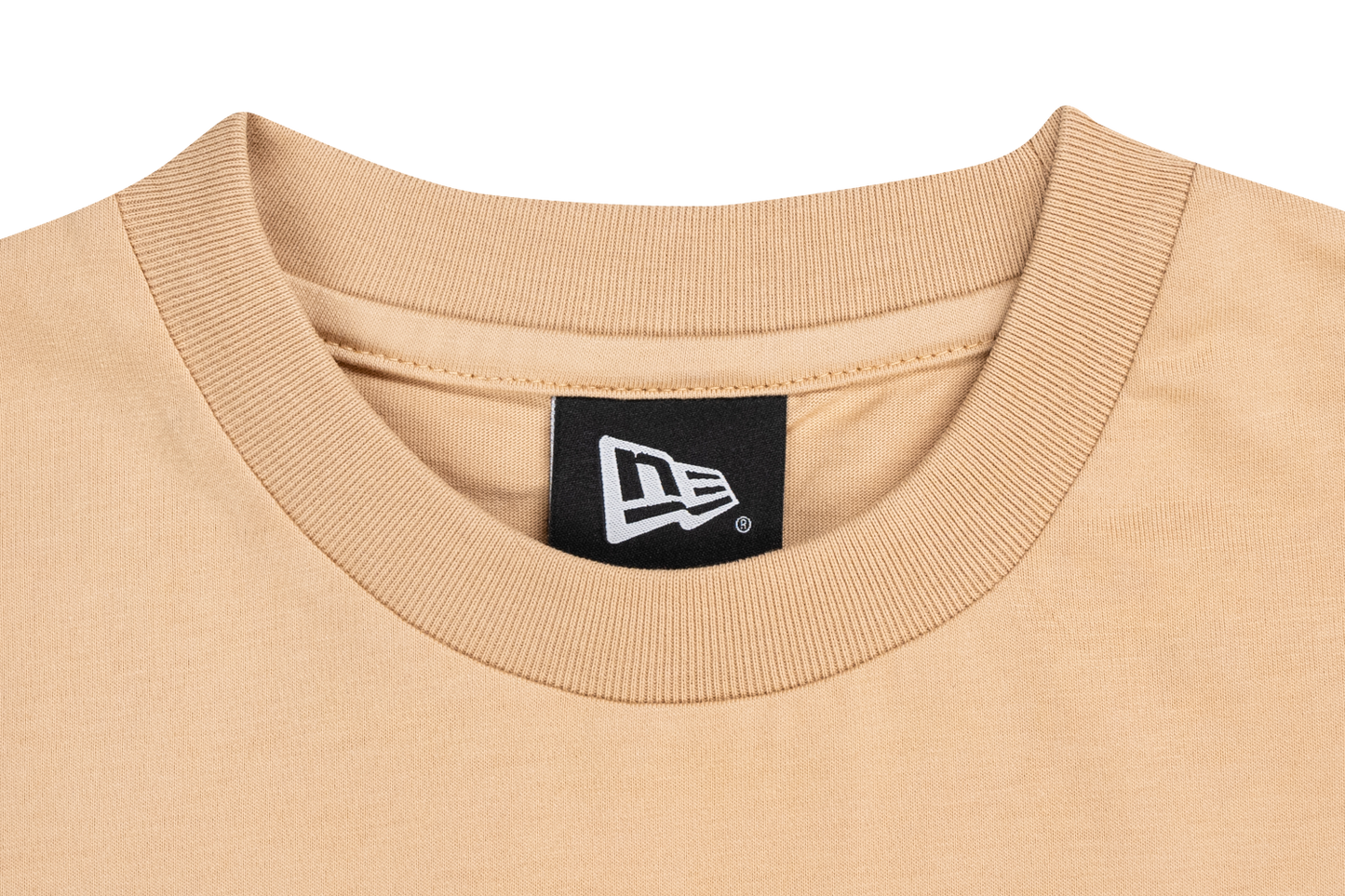 Women New Era Basic Script Oat Milk Short Sleeve Tee Dress
