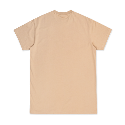 Women New Era Basic Script Oat Milk Short Sleeve Tee Dress