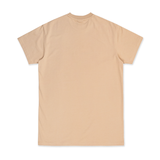 Women New Era Basic Script Oat Milk Short Sleeve Tee Dress