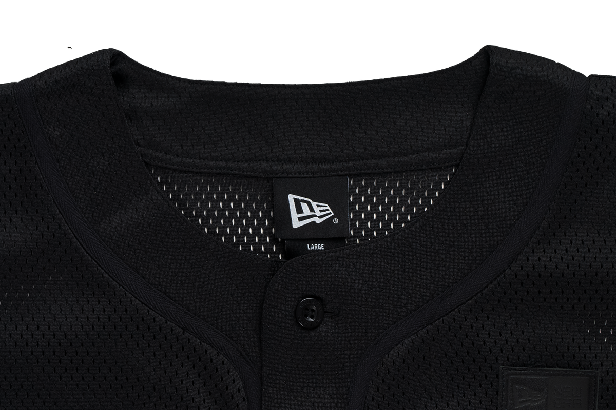 New Era Dark 90S Black Baseball Jersey