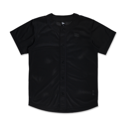 New Era Dark 90S Black Baseball Jersey