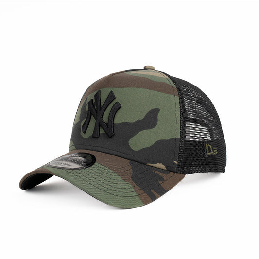 9FORTY A-Frame Trucker New York Yankees Camo Snapback