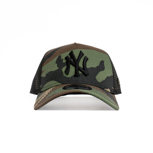 9FORTY A-Frame Trucker New York Yankees Camo Snapback